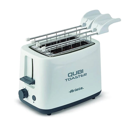 Ariete 157/04 Toaster White/ Blue, 7 Browning Settings, Stop Function,760W