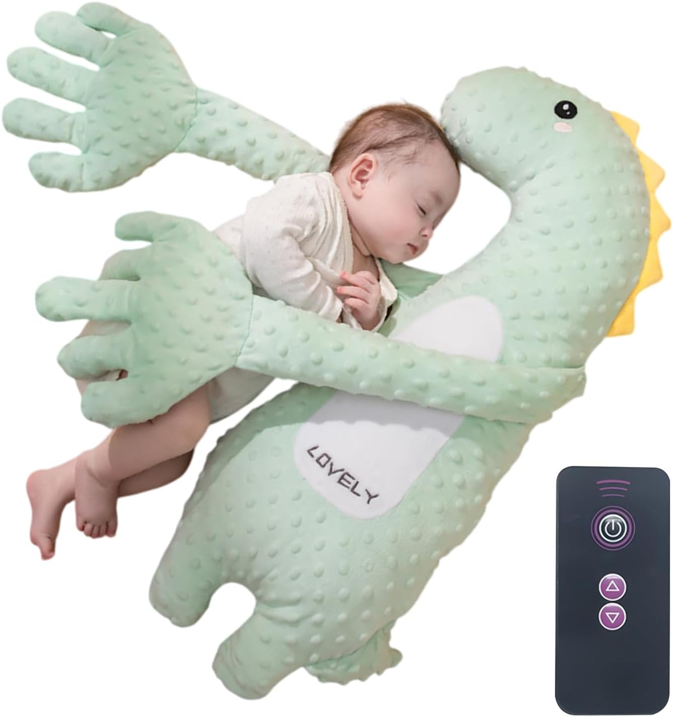 Baby Pillow- Green & Yellwo