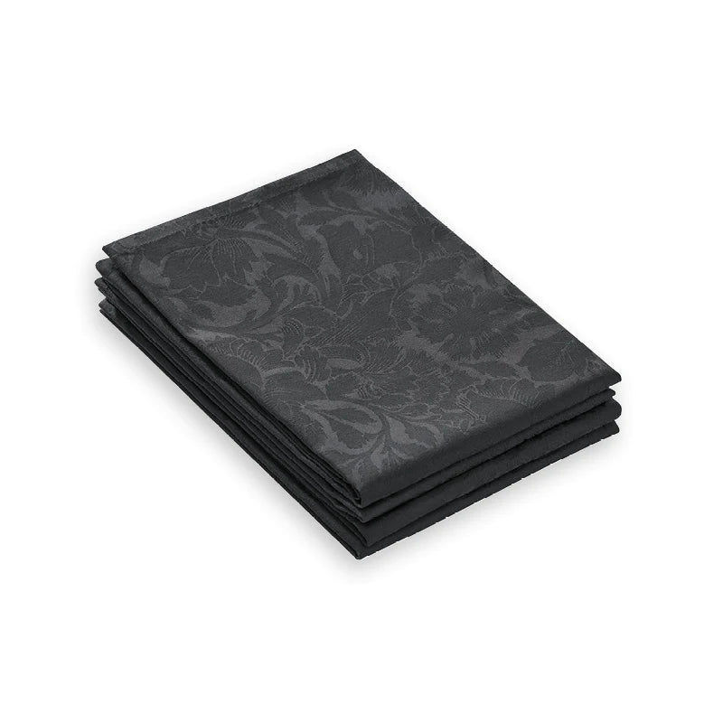 Set of 4 Napkins Arabesque - Dark Grey by Christiane Lacrois