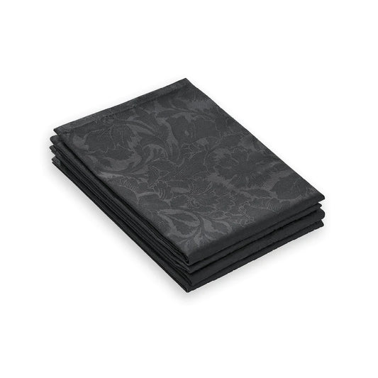 Set of 4 Napkins Arabesque - Dark Grey by Christiane Lacrois