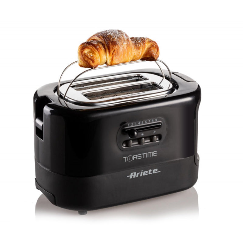 Ariete 159/12 Toaster Black,9 Settings, Defrost & Heating Function, 700W