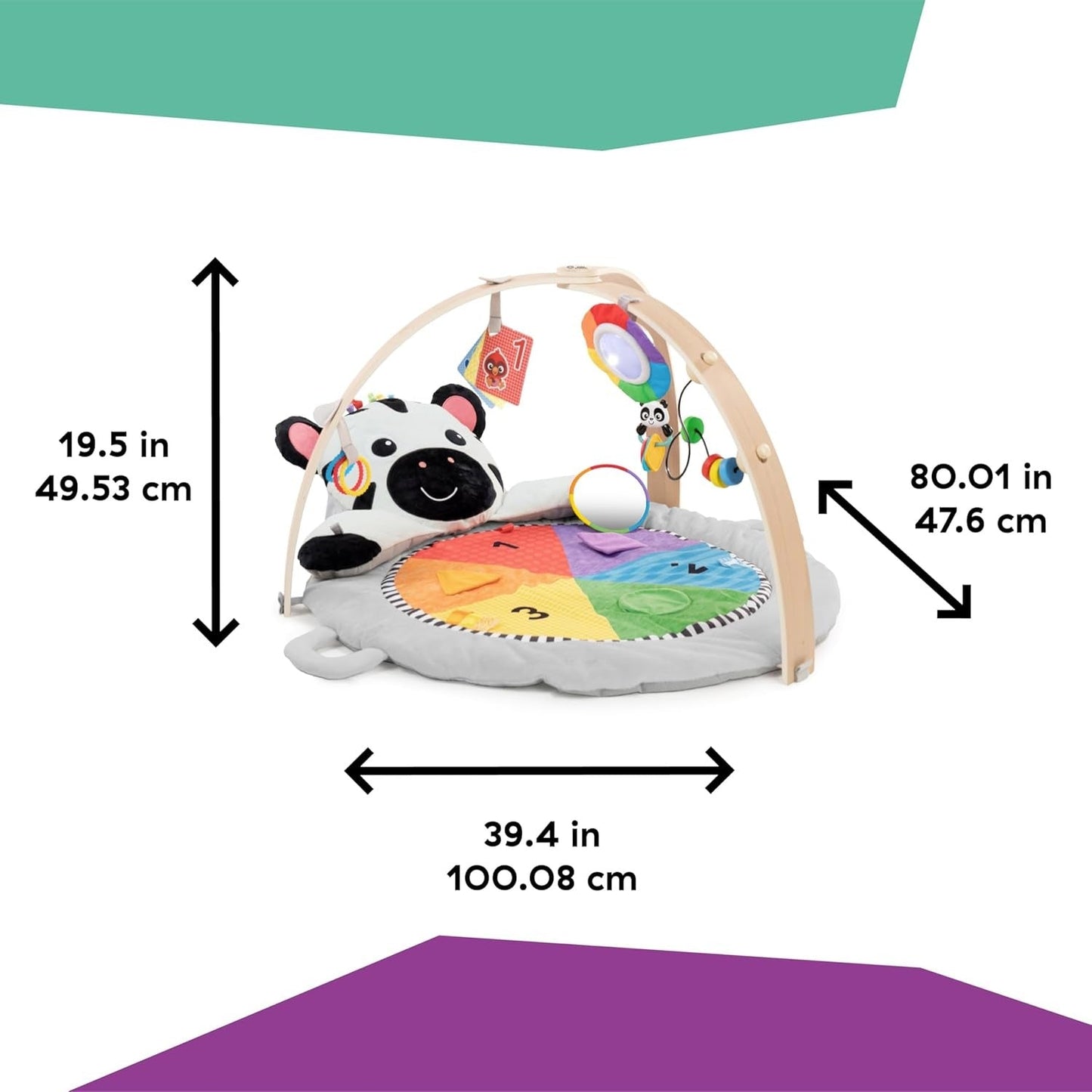 Zen's Activity Milestones Plush Gym