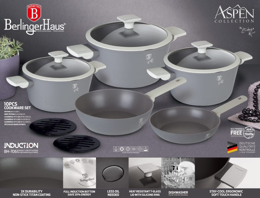 10 pcs cookware set, Berlinger Haus