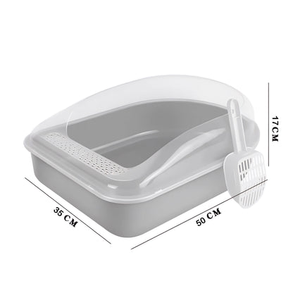 50cm semi-enclosed Cat Litter Box MB-60