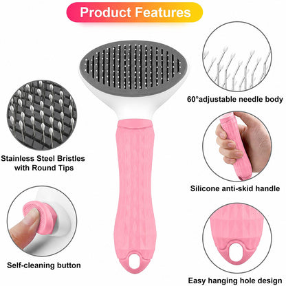Pet Cat & Dog Grooming Brush MB244