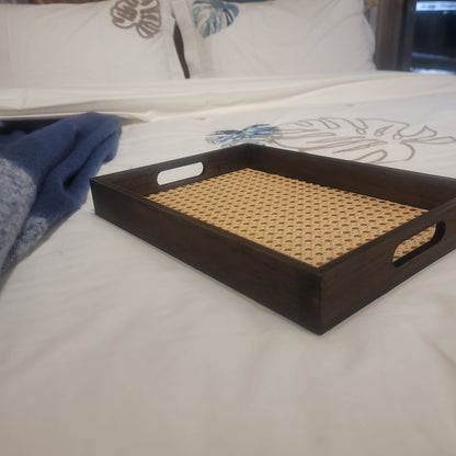 Multipurpose wooden tray