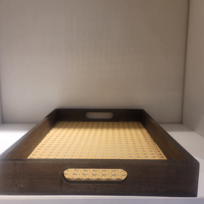 Multipurpose wooden tray