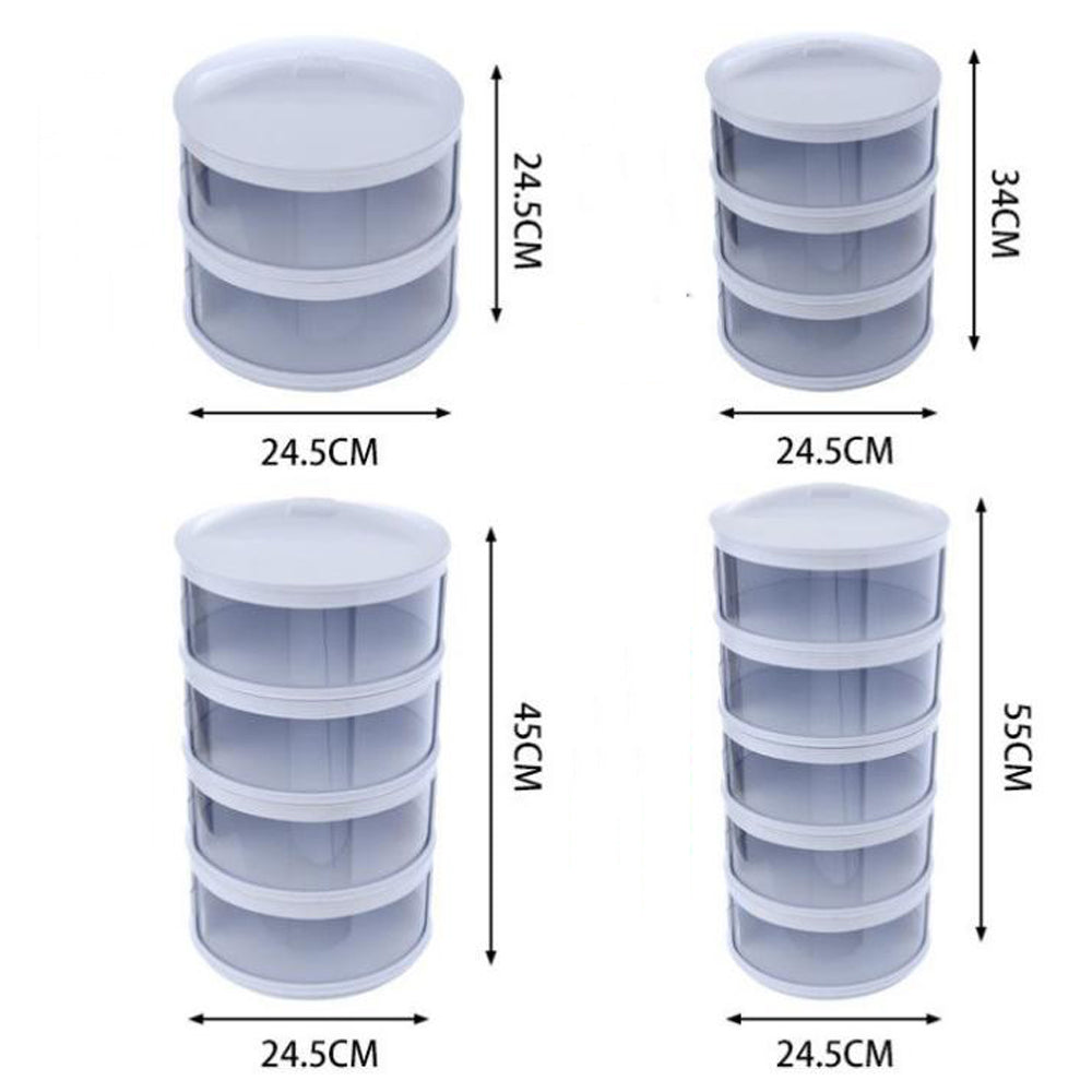 Transparent Stable Stack-able Food Insulation Covers Dust-proof