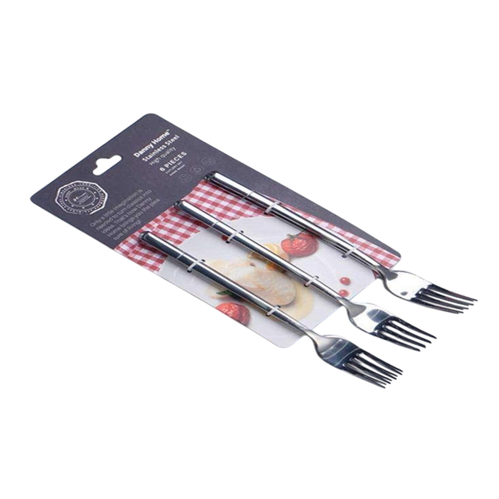 Danny Home 6-Pieces Stainless Steel Forks Silverware Flatware