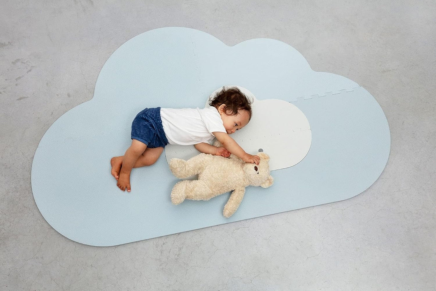 Cloud Playmat Dusty Blue Small
