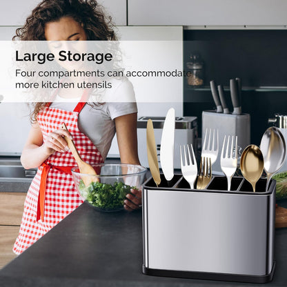 Stainless Steel Kitchen Utensils Holder