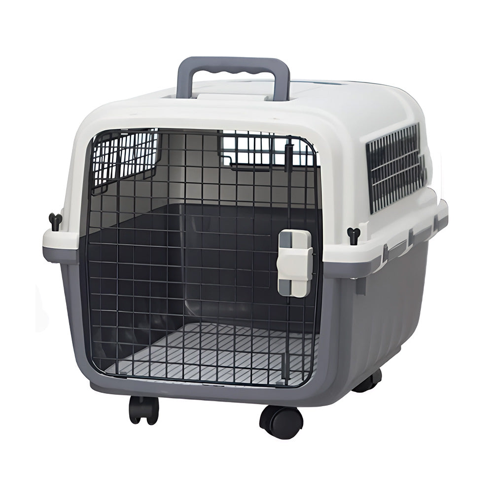 67cm Portable Hard-Sided Pet Carrier with Wheels MB620