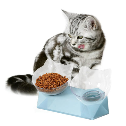 Cute Double Cat Bowl Set MB1001