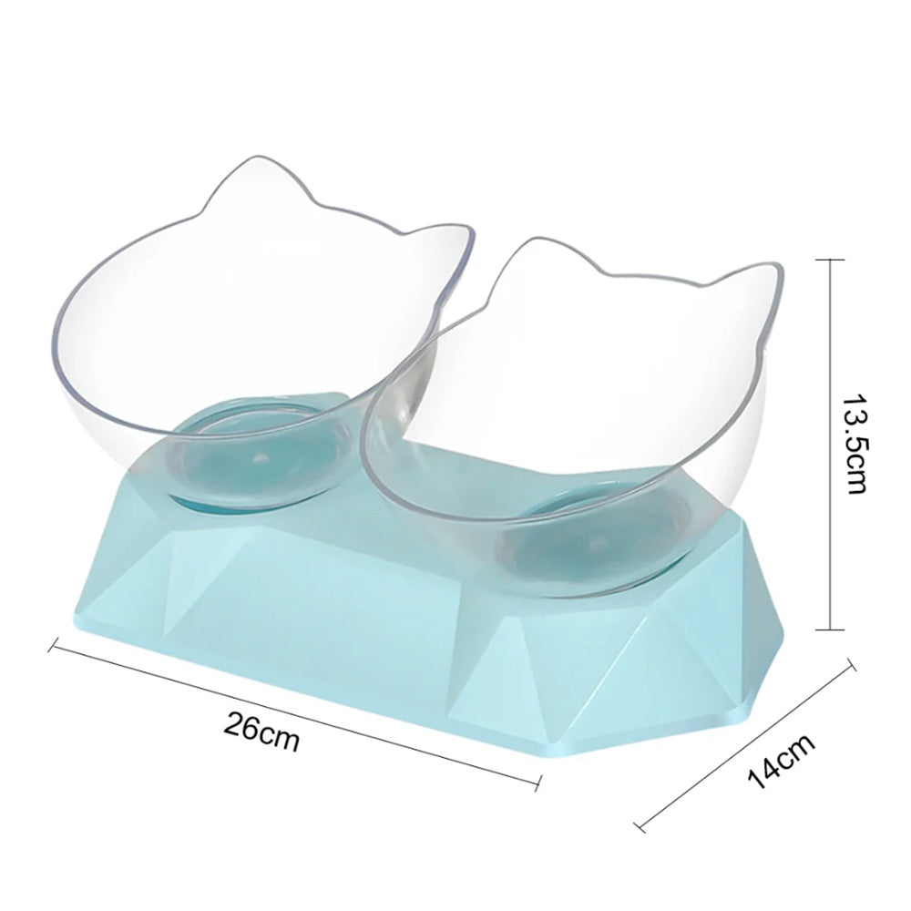 Cute Double Cat Bowl Set MB1001