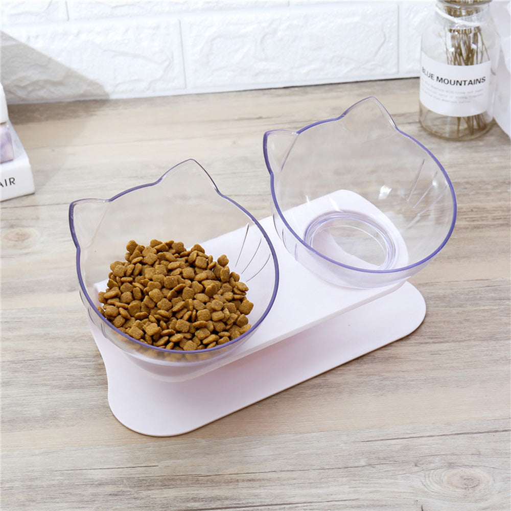 Cute Double Cat Bowl Set MB1001