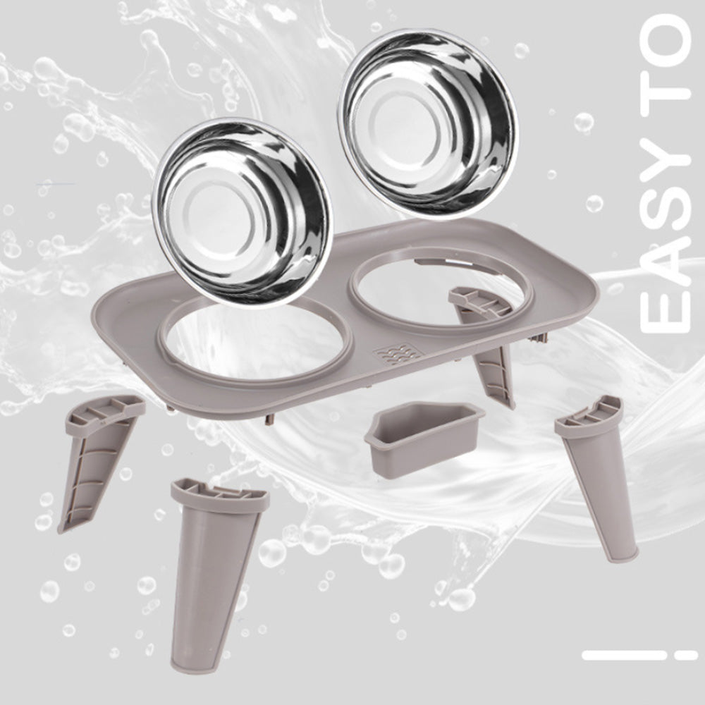 Elevated Pet Bowl Stand MB1111C D.grey
