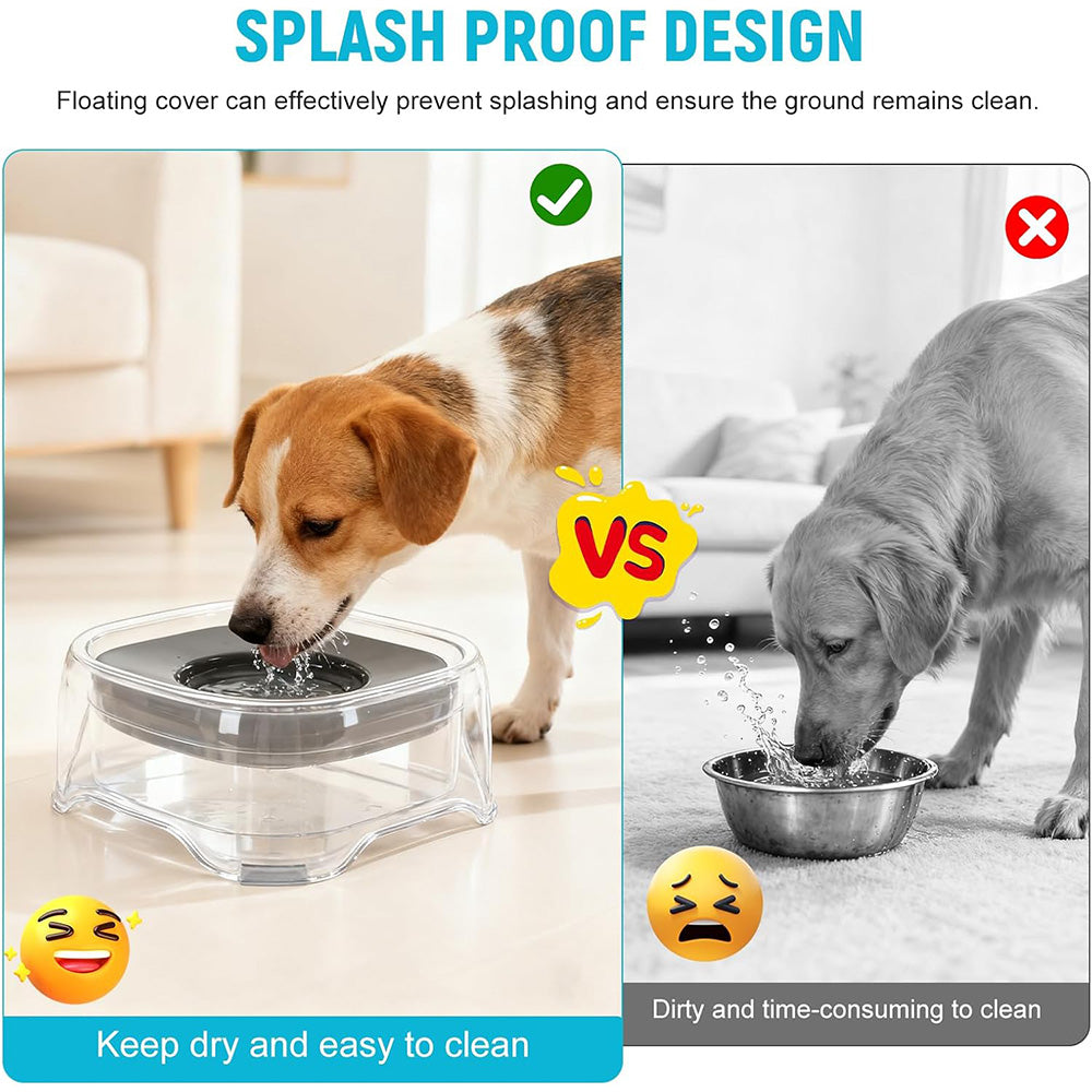 No Splash Slow Drinking Pet Water Bowl MB1104