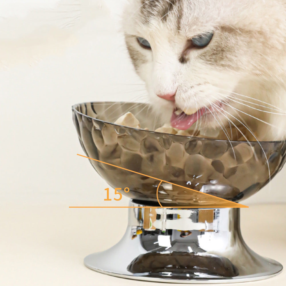 Elevated Transparent Pet Bowl MB1090