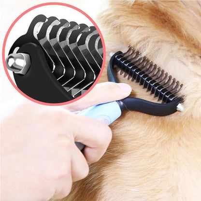 Pet Dematting Comb & Grooming Rake