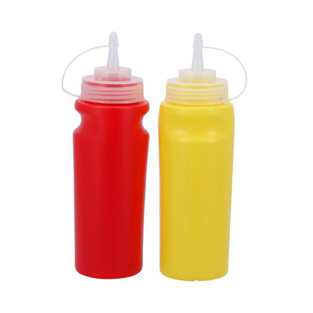 2-Pieces 500ml Red and Yellow Bottle