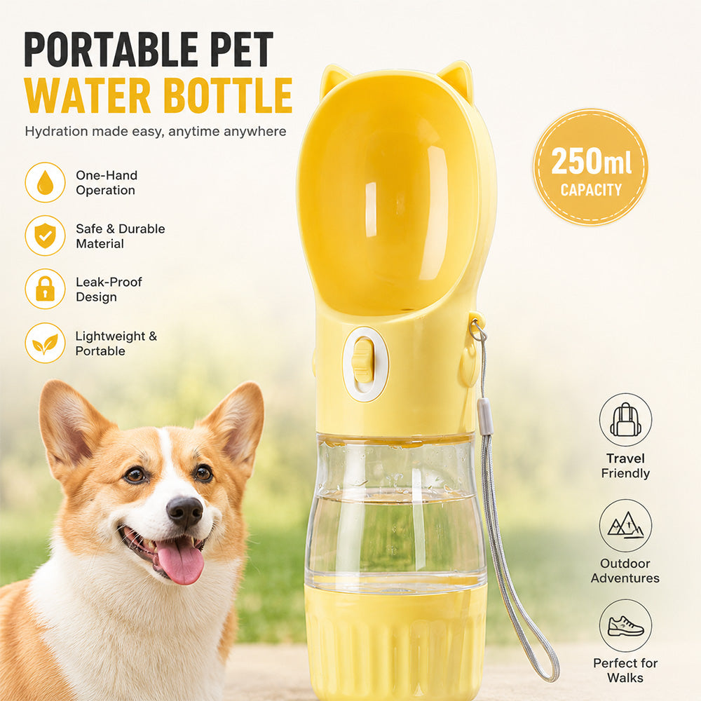Portable Pet Water Bottle 250ml – MB312