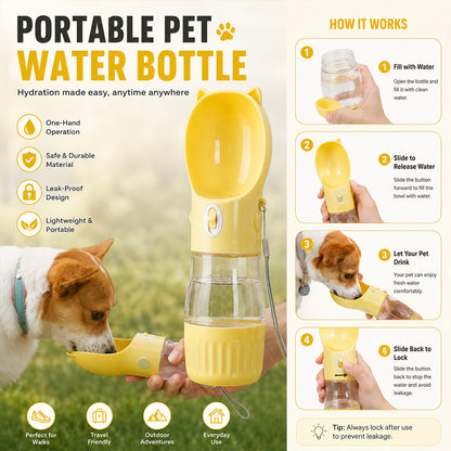 Portable Pet Water Bottle 250ml – MB312