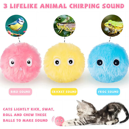 Interactive Chirping Cat Toy Ball MB336