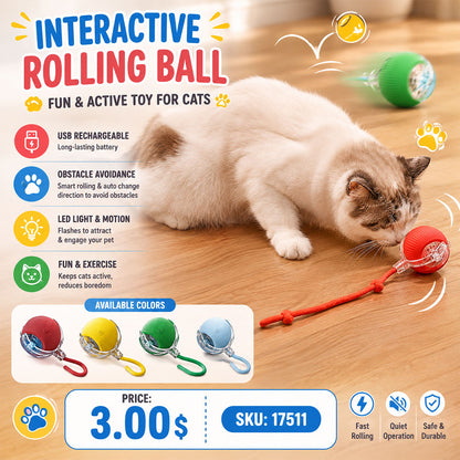 Interactive Electric Cat Ball Toy MB376