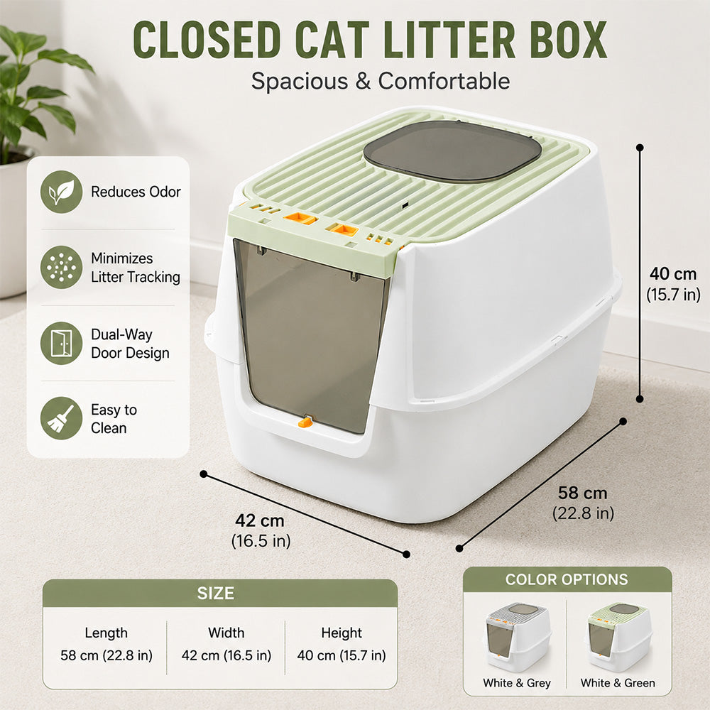 Closed Cat Litter Box MB1124