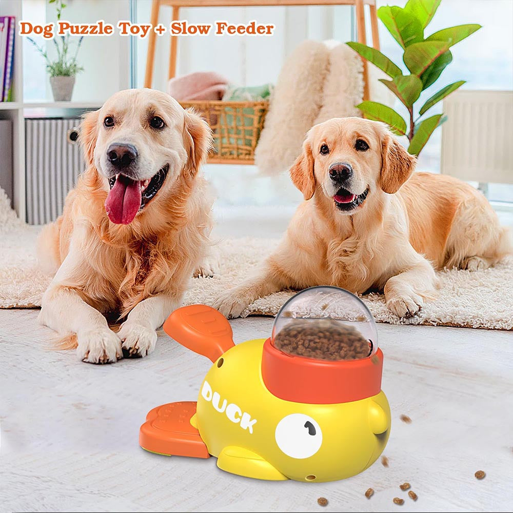 Interactive Duck Slow Feeder Toy for Dogs & Cats MB3110