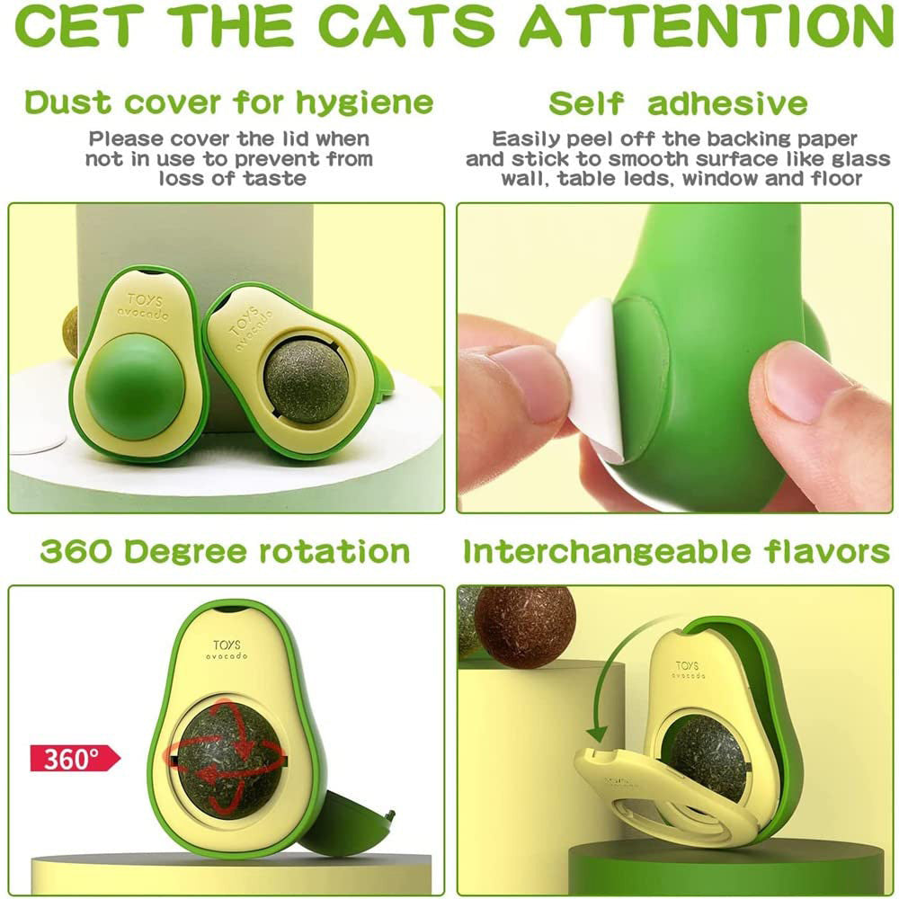 Avocado Catnip Wall Toy for Cats MB331