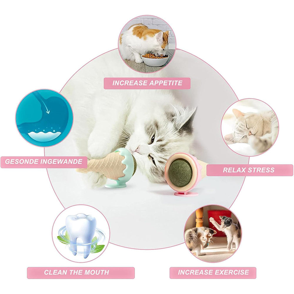 Ice Cream Catnip Toy for Cats MB332