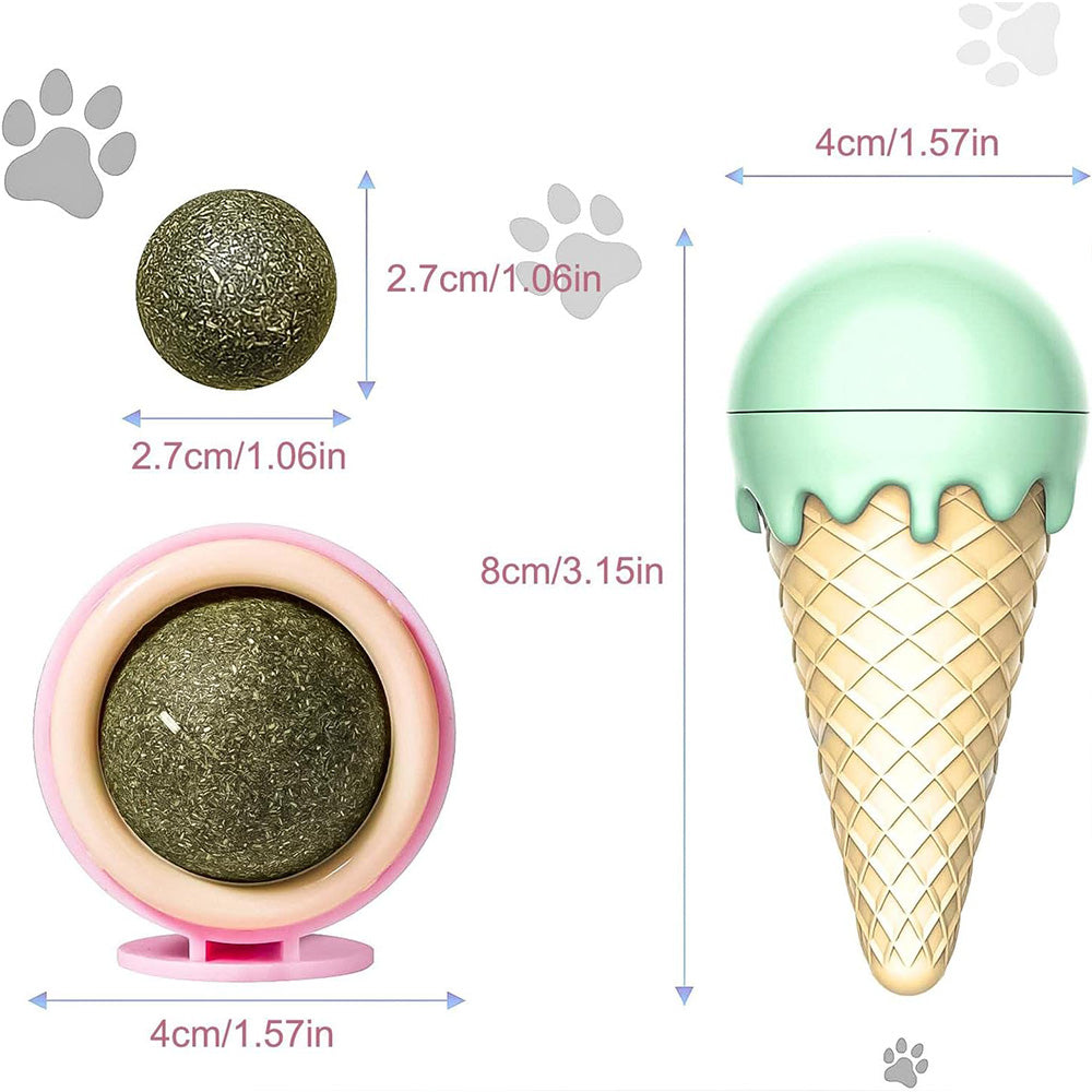 Ice Cream Catnip Toy for Cats MB332