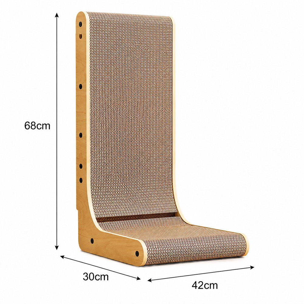 L-Shape Cat Scratcher Board MBL108
