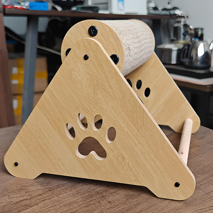 Wooden Cat Scratching Roller Toy MBL109