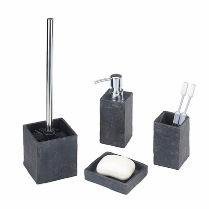 Wenko Toilet brush Slate Rock stone-look