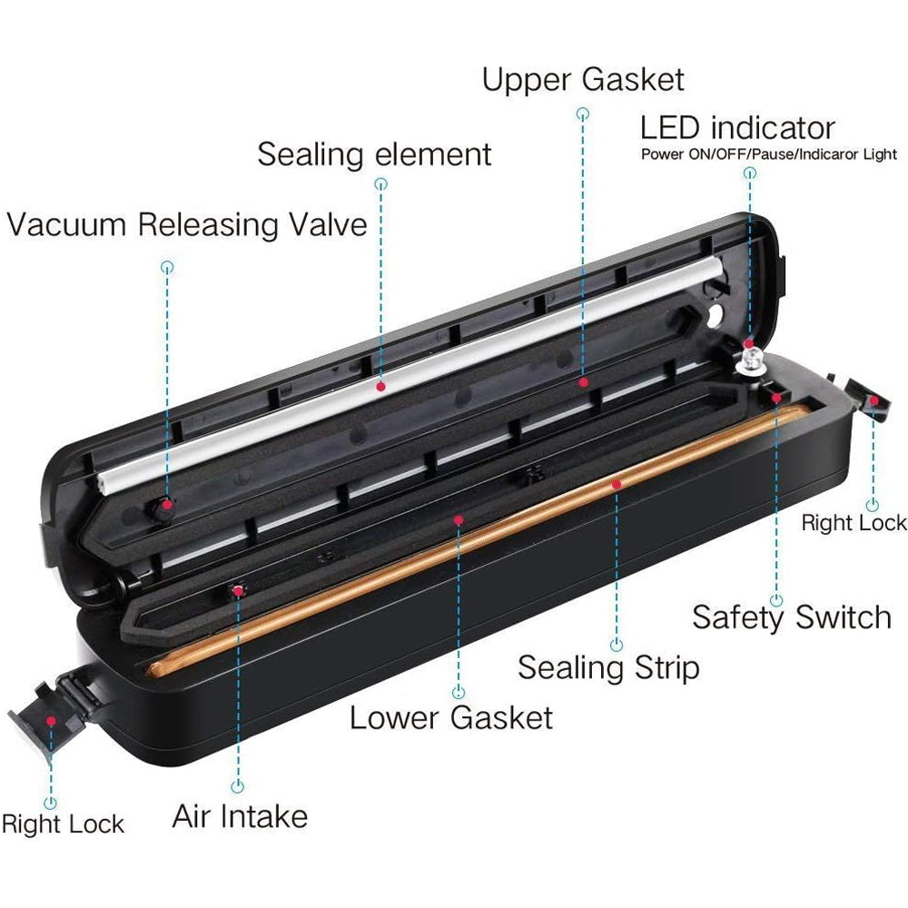 Vacuum Sealer with 10 Vacuum Sealer Bags