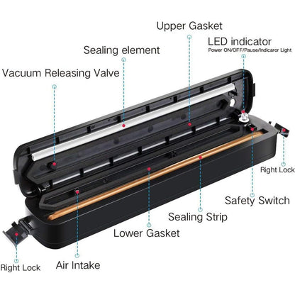 Vacuum Sealer with 10 Vacuum Sealer Bags