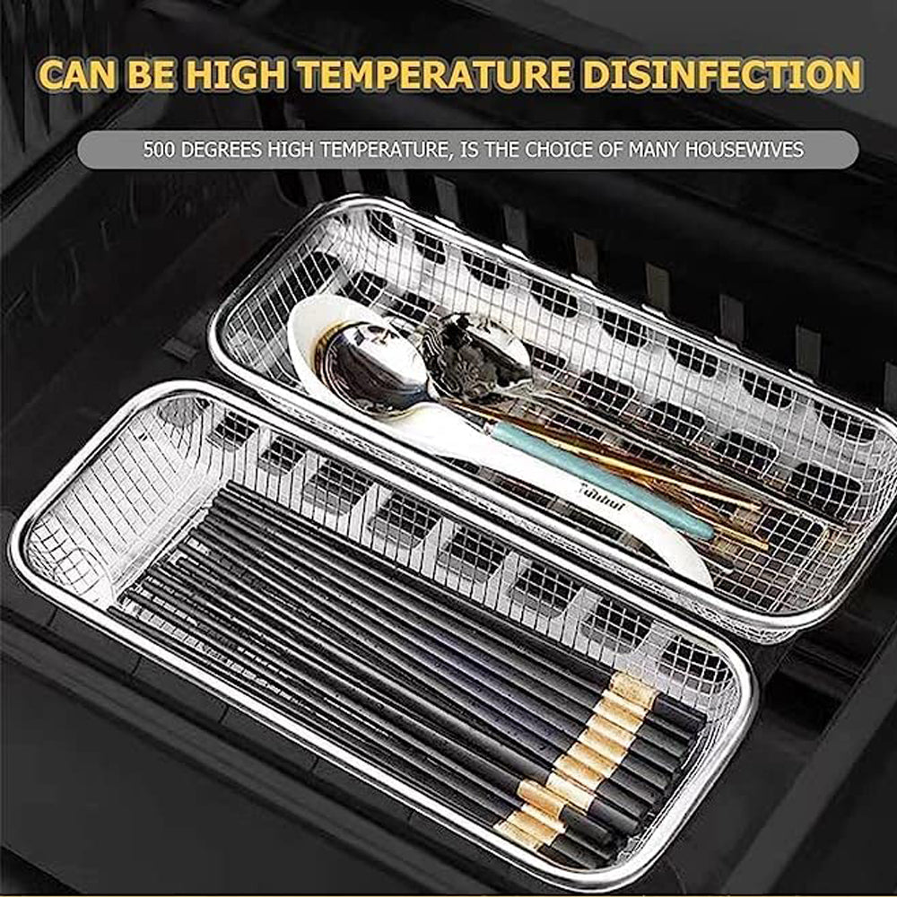 Stainless Steel Kitchen Drain Rack Storage Basket 31x13cm