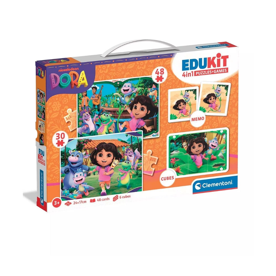 Clementoni Edukit 4 In 1 Dora Puzzle