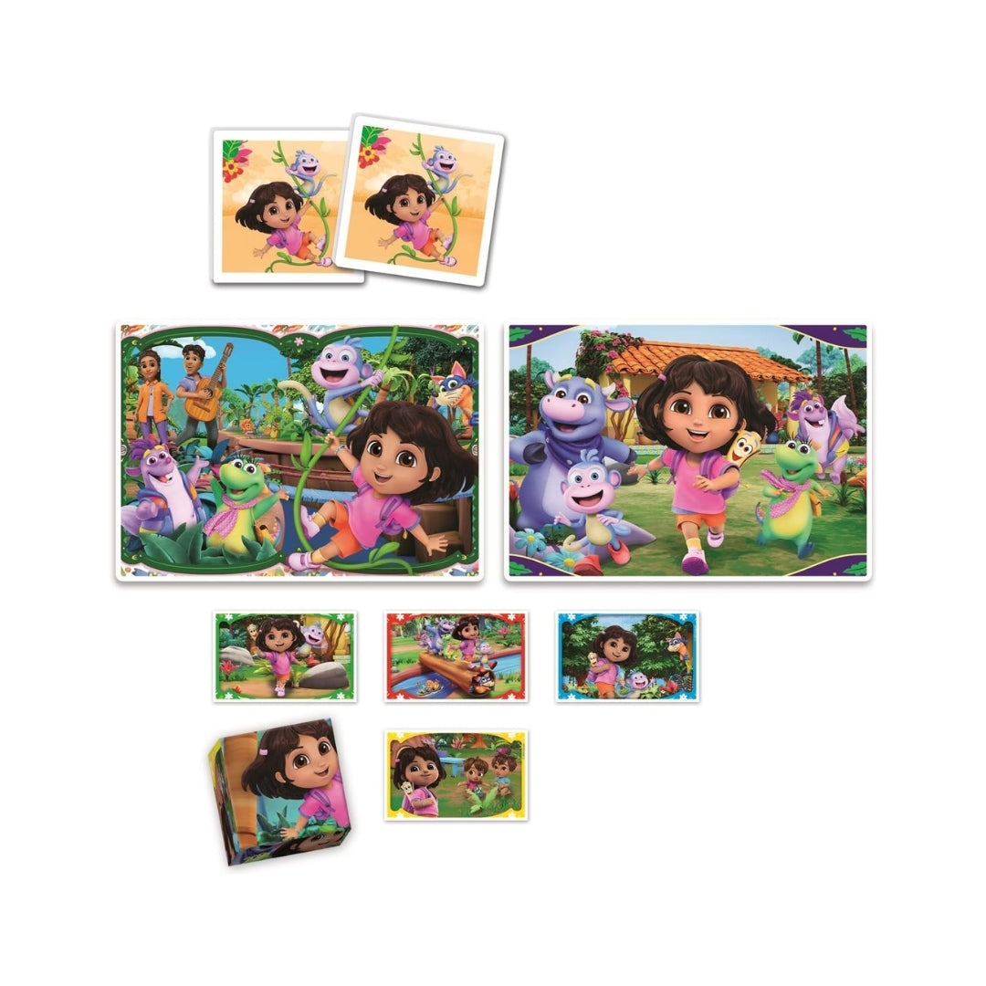 Clementoni Edukit 4 In 1 Dora Puzzle