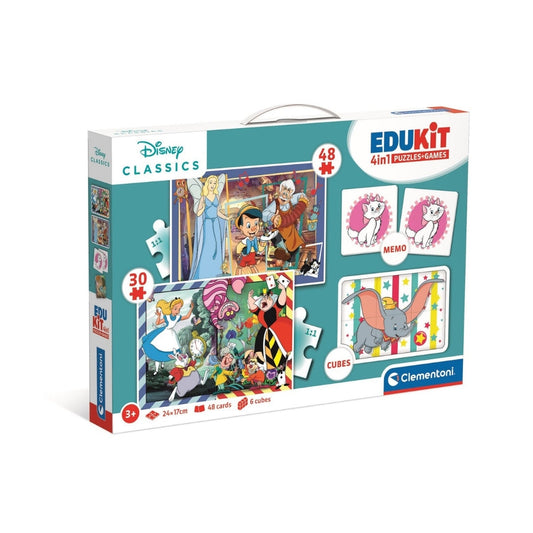 Clementoni Disney Classic Edukit 4 In 1 Puzzle