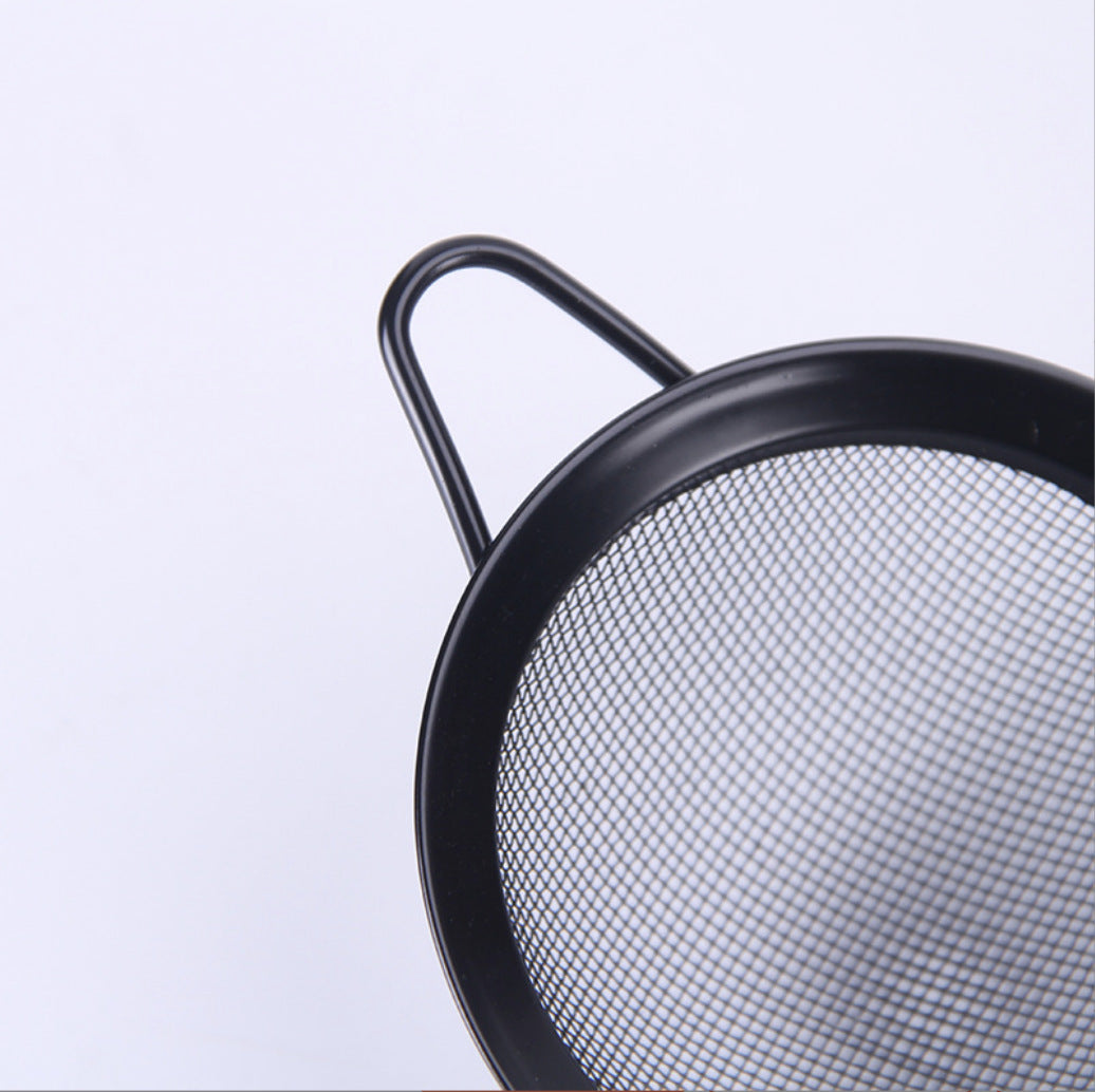 Premium Stainless Steel Strainer Black