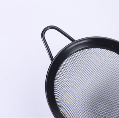 Premium Stainless Steel Strainer Black