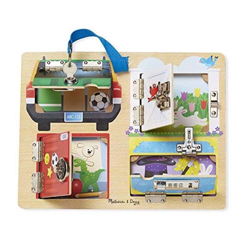 Melissa & Doug Lock and Latch Board