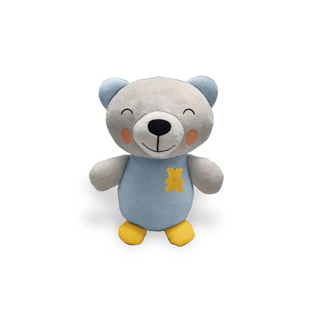 Interbaby Teddy Bear &amp; Plush Hug Blanket Set – Blue