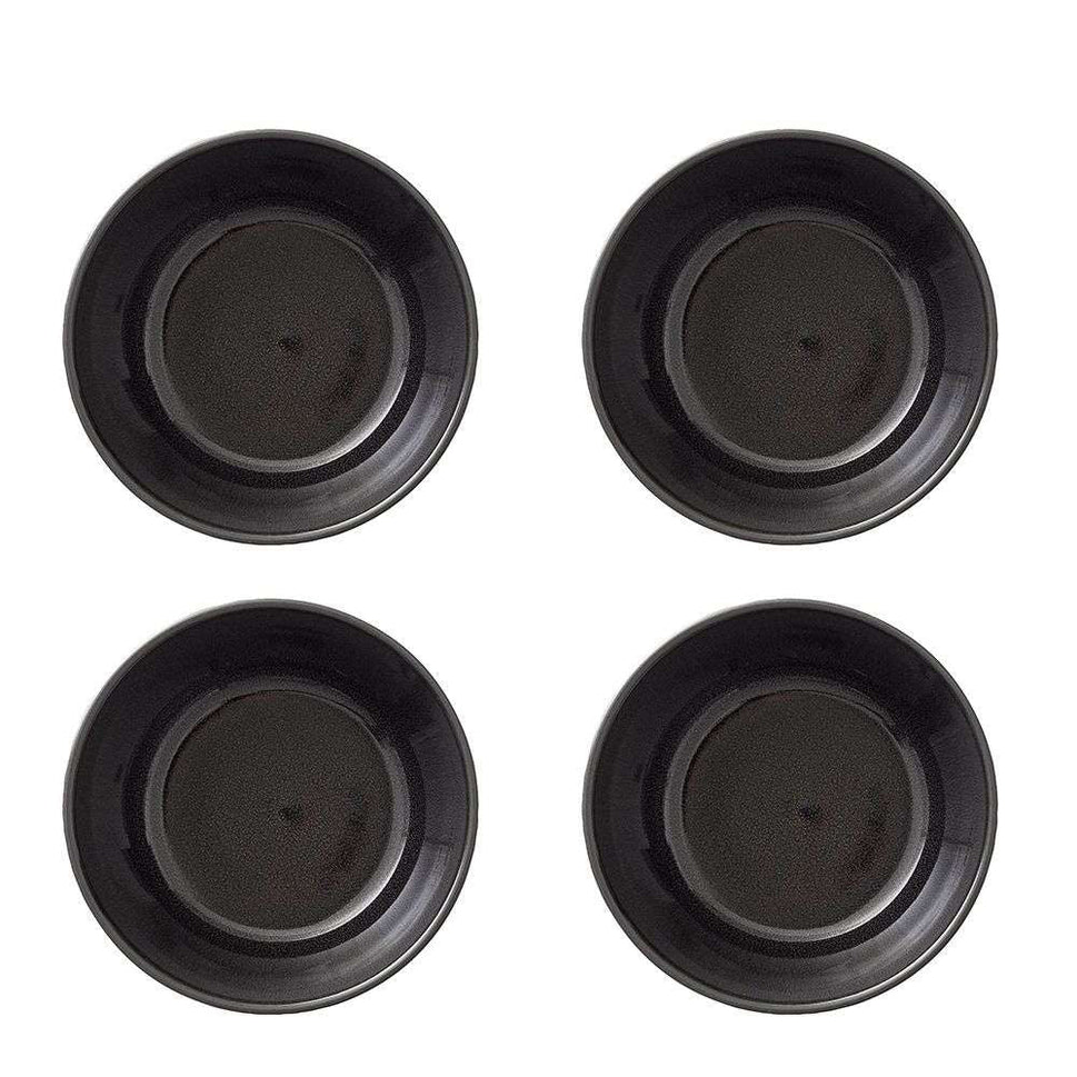 Bowl Set 12x6cm 4pcs Galaxy Black (15427)