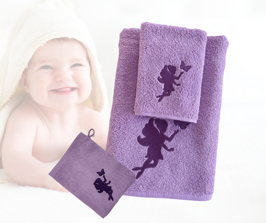 3 pcs Embroidered Towel set