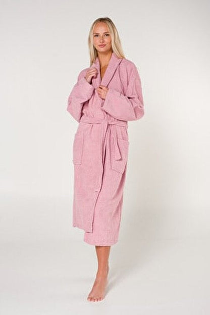 Unisex Plain And Cotton Bathrobe