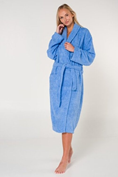 Unisex Plain And Cotton Bathrobe